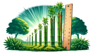 竹は1年にどれくらい成長しますか？