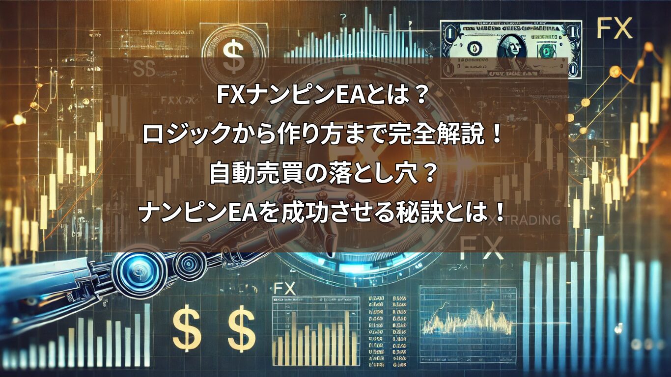 FXナンピンEAとは？ロジックから作り方まで完全解説！自動売買の落とし穴？ナンピンEAを成功させる秘訣とは！